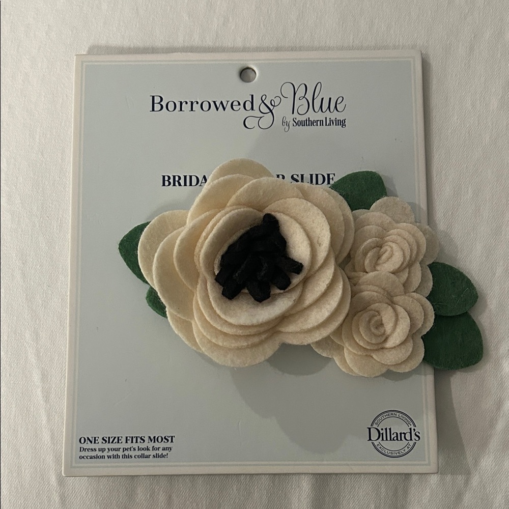 Southern Living Cream and Black Bridal Collar Slide